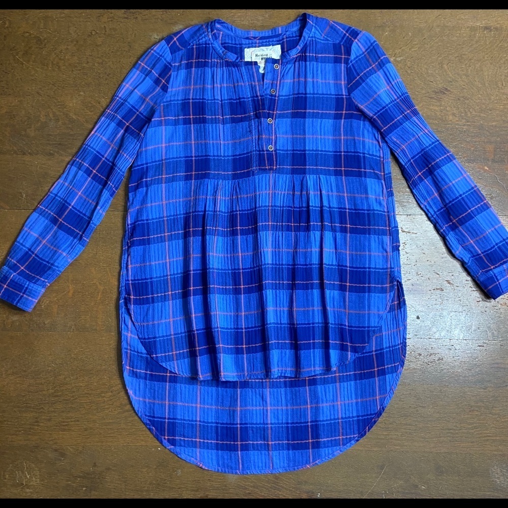 Anthropologie Holding Horses Extreme High/Low Top - Picture 8 of 16
